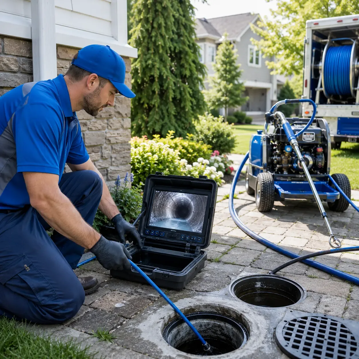 Outdoor drain cleaning professionals serving Lewisville, MN